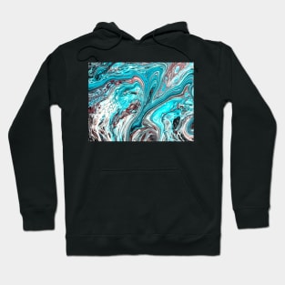 Blue Swirls Hoodie